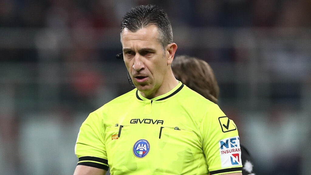 Napoli Milan arbitro Doveri 1° aprile 2026