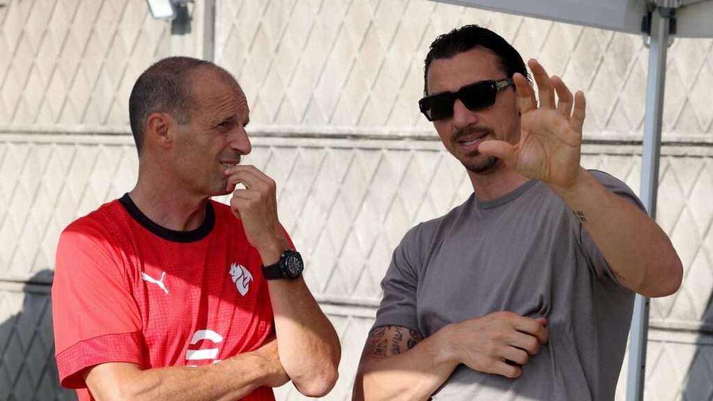 AC Milan, Massimiliano Allegri e Zlatan Ibahimovic