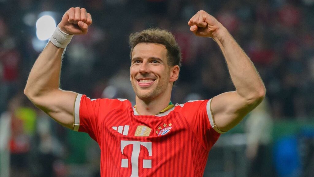 Leon Goretzka, centrocampista del Bayern Monaco, obiettivo di calciomercato del Milan per l'estate 2026