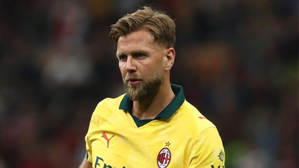 Niclas Füllkrug, attaccante AC Milan, qui durante Milan-Atalanta 2-3 di Serie A