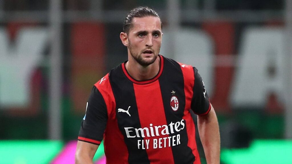 Adrien Rabiot, centrocampista AC Milan, potrebbe lasciare i rossoneri nel calciomercato estivo 2026
