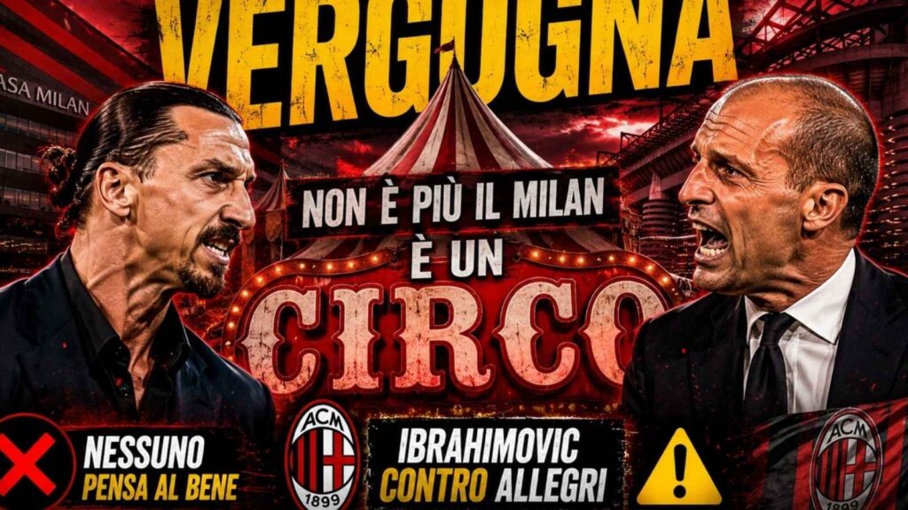 Questo è un circo. Nessuno pensa al bene del Milan. Ibrahimovic contro Allegri