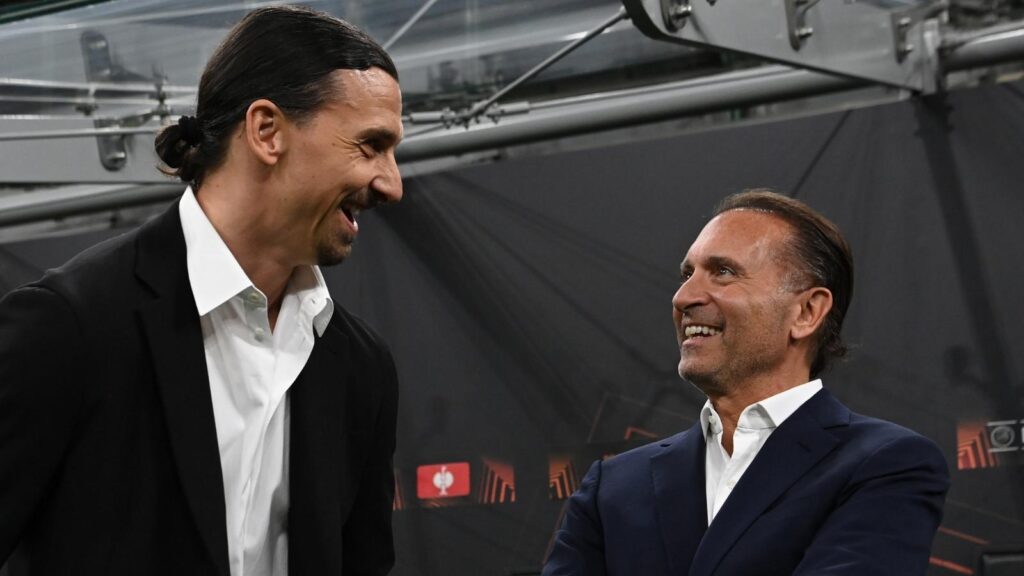 Zlatan Ibrahimovic, Senior Advisor di RedBird, con Gerry Cardinale, managing partner del fondo statunitense e proprietario AC Milan