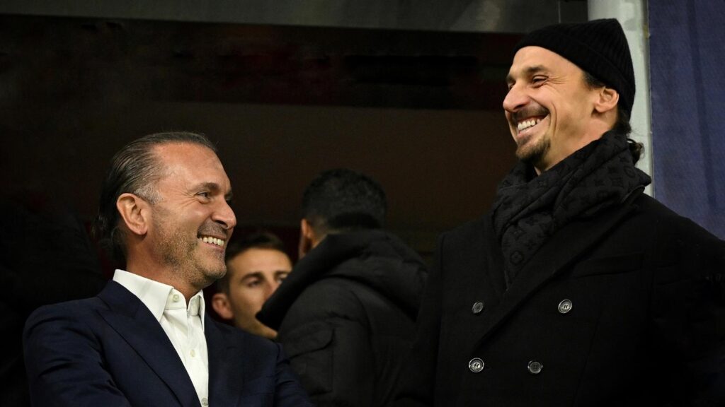 Gerry Cardinale e Zlatan Ibrahimovic