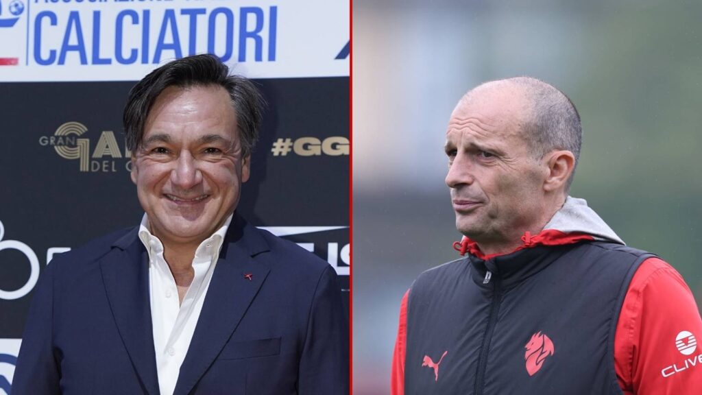 Fabio Caressa e Massimiliano Allegri