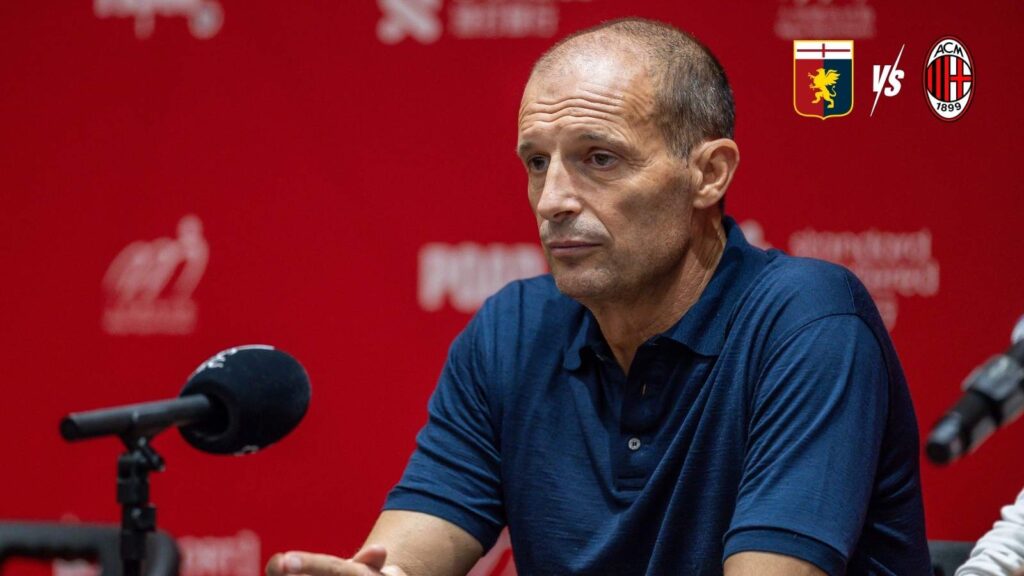 Le dichiarazioni di Massimiliano Allegri, allenatore AC Milan, nel post-partita di Genoa-Milan di Serie A su 'Sky Sport'