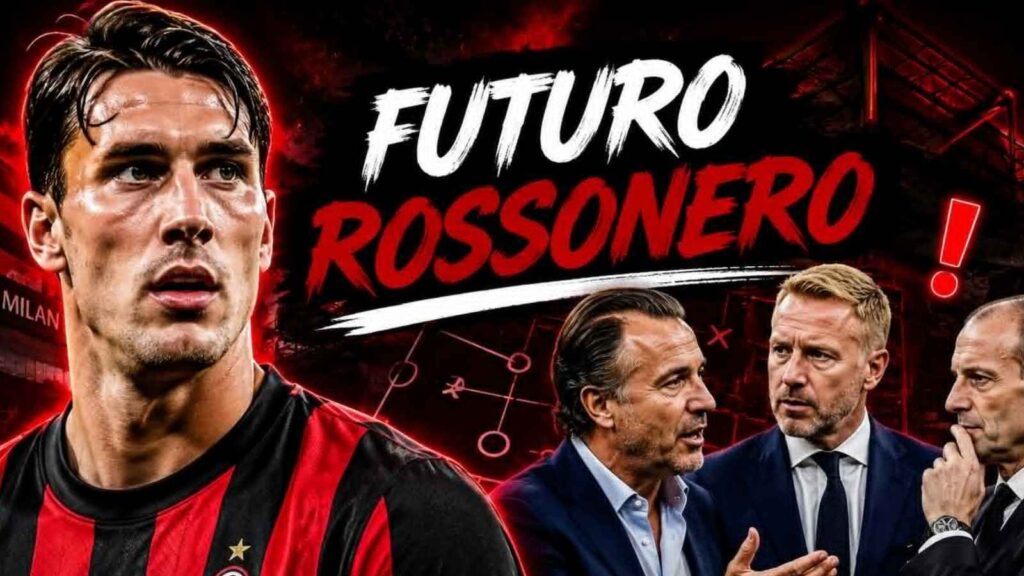 Vlahovic al Milan, ecco il piano. Allegri e Tare: Cardinale ribalta tutto